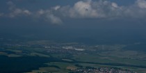 Luftaufnahme des Flugplatzes Allendorf