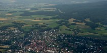 Luftaufnahme von Wetter (Hessen)